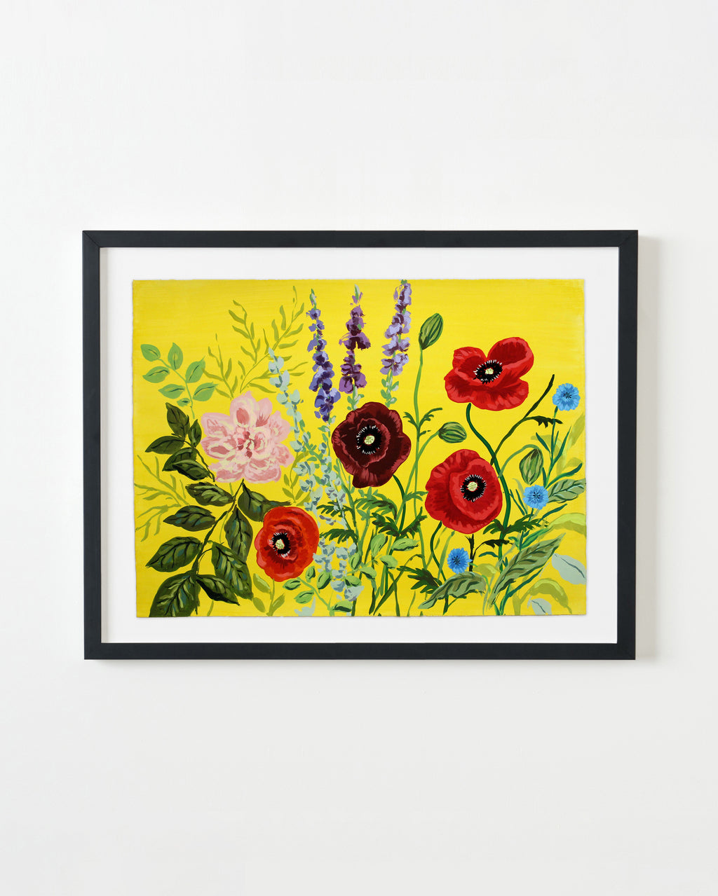 Painting by Kayla Plosz Antiel titled "Garden Series 4" - 4.