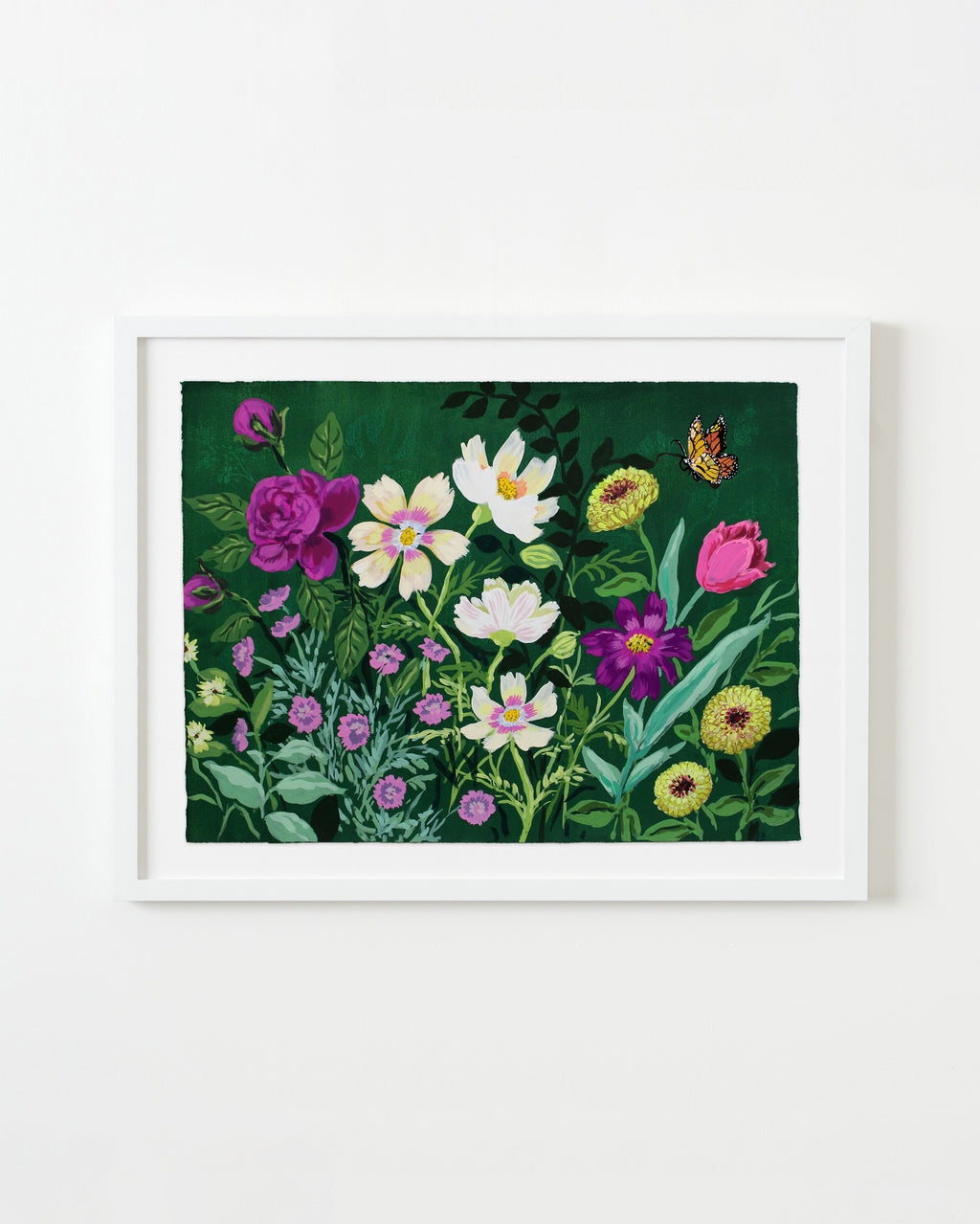 Painting by Kayla Plosz Antiel titled "Garden Series 5" - 3.