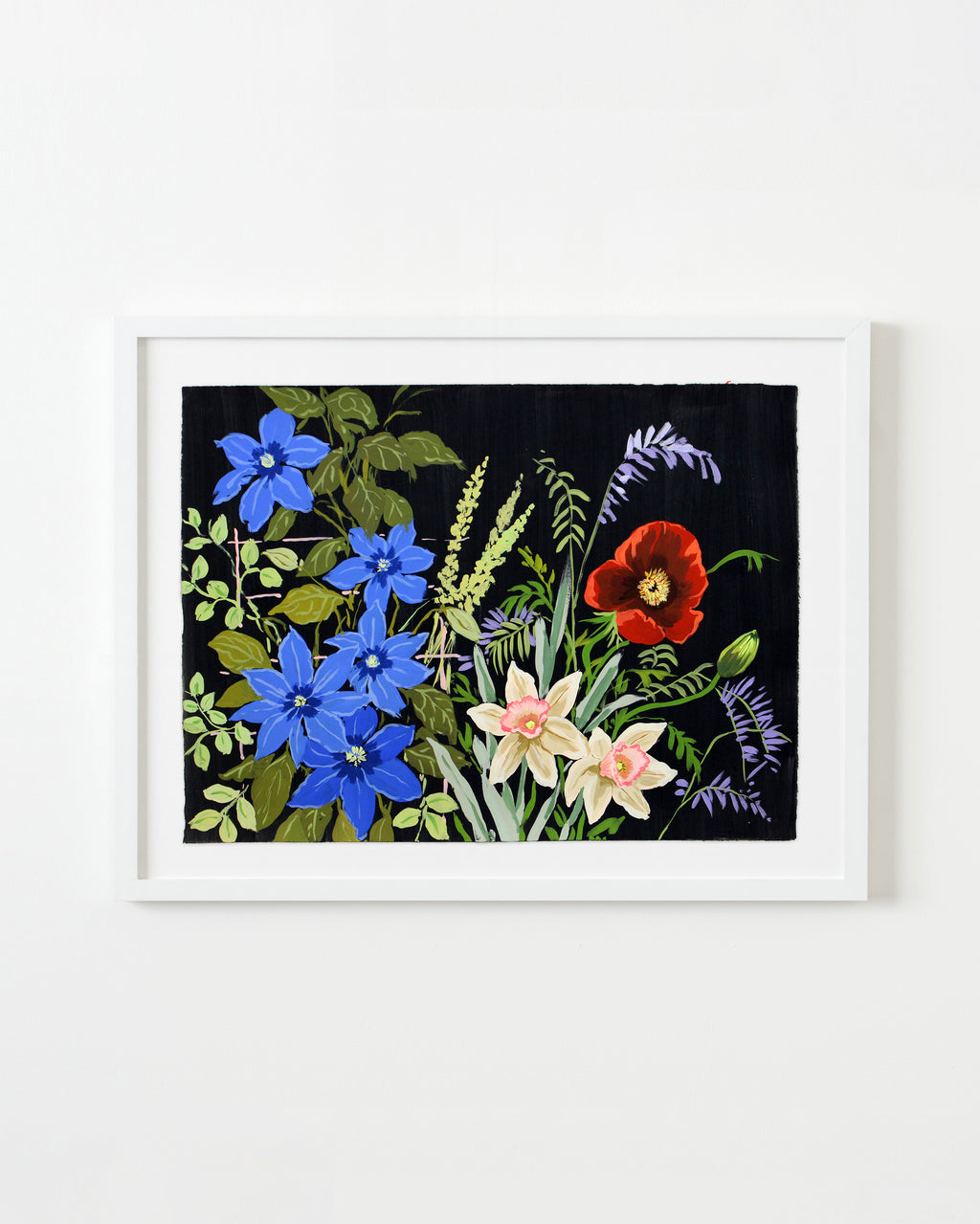 Painting by Kayla Plosz Antiel titled "Garden Series 6" - 3.