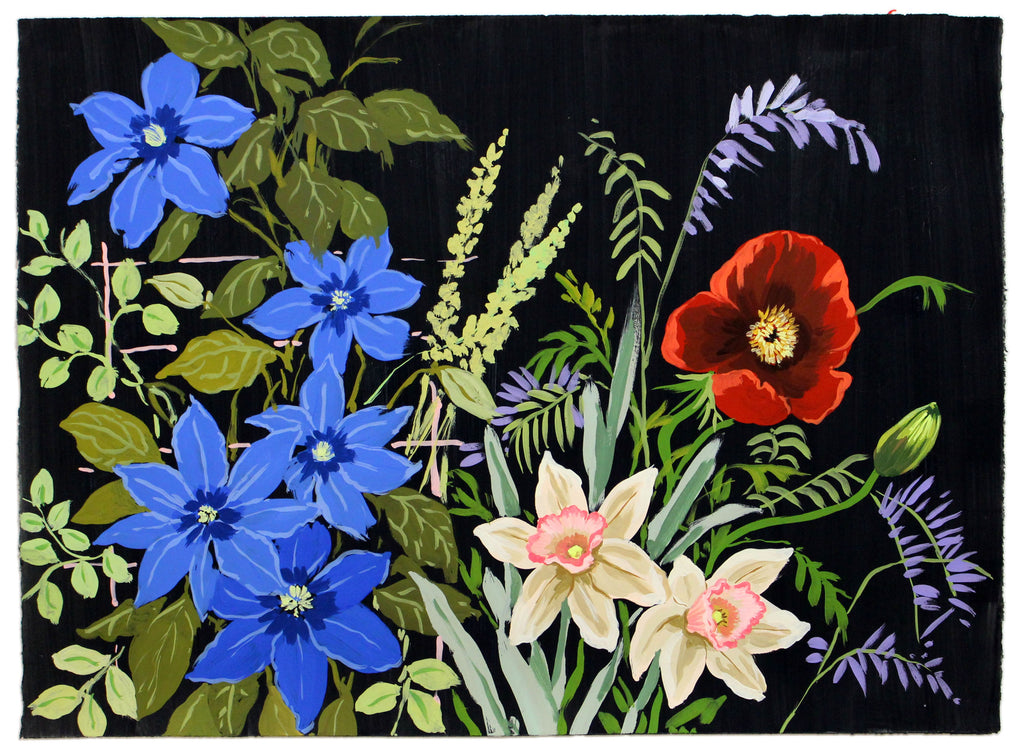 Painting by Kayla Plosz Antiel titled "Garden Series 6" - 2.