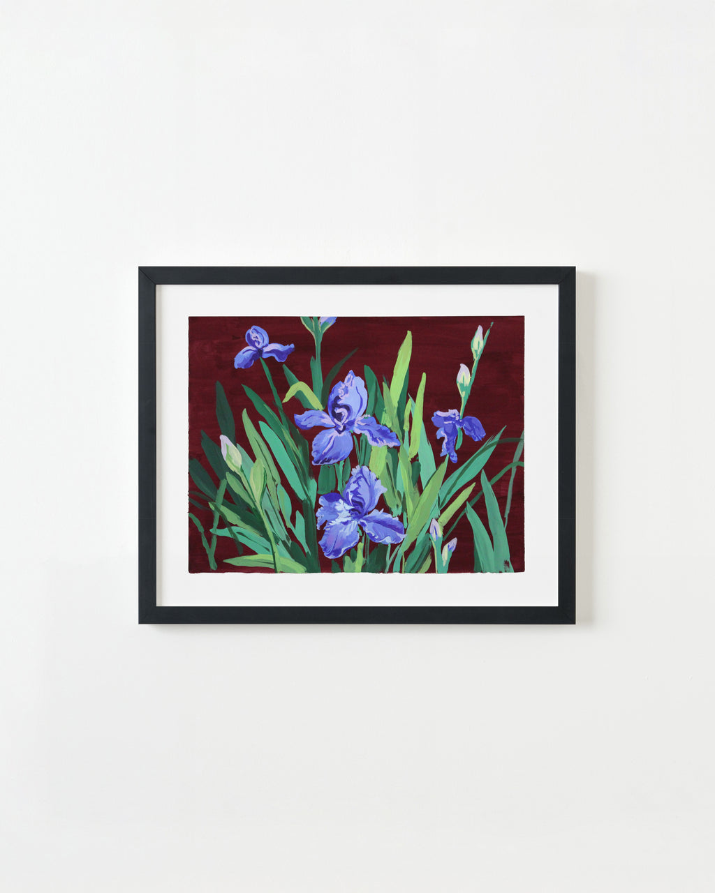 Painting by Kayla Plosz Antiel titled "Irises" - 4.