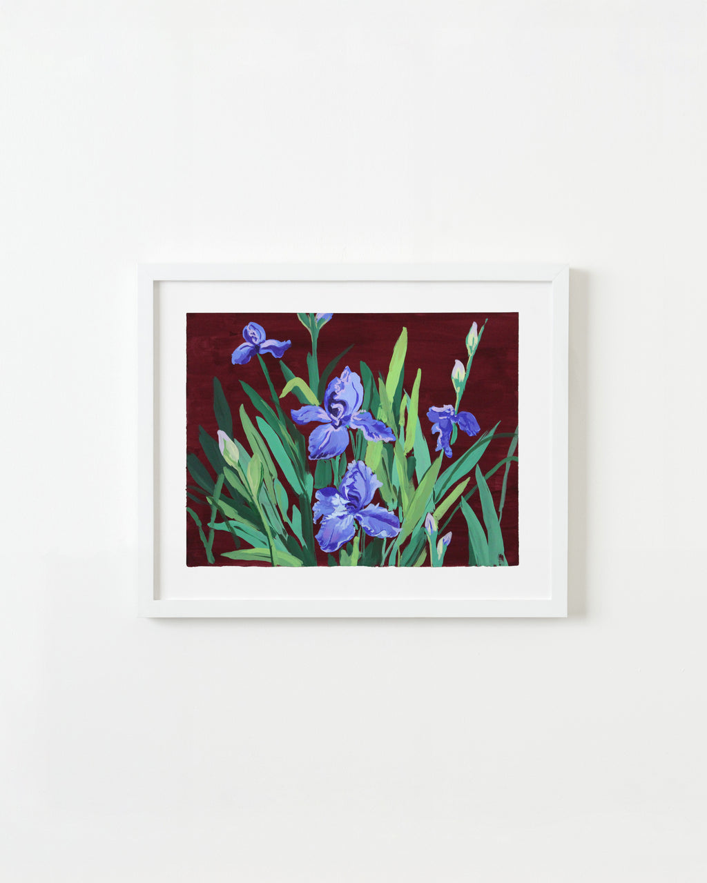 Painting by Kayla Plosz Antiel titled "Irises" - 3.