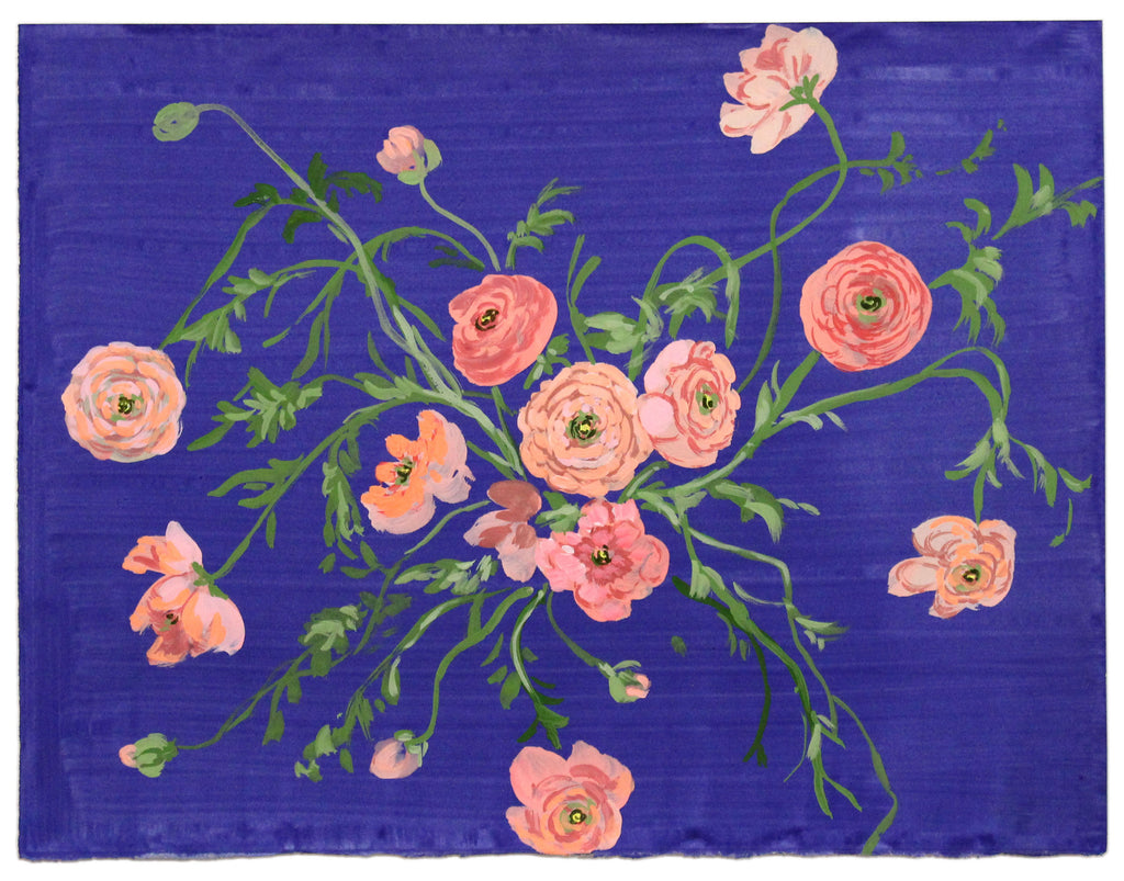 Painting by Kayla Plosz Antiel titled "Ranunculus" - 2.