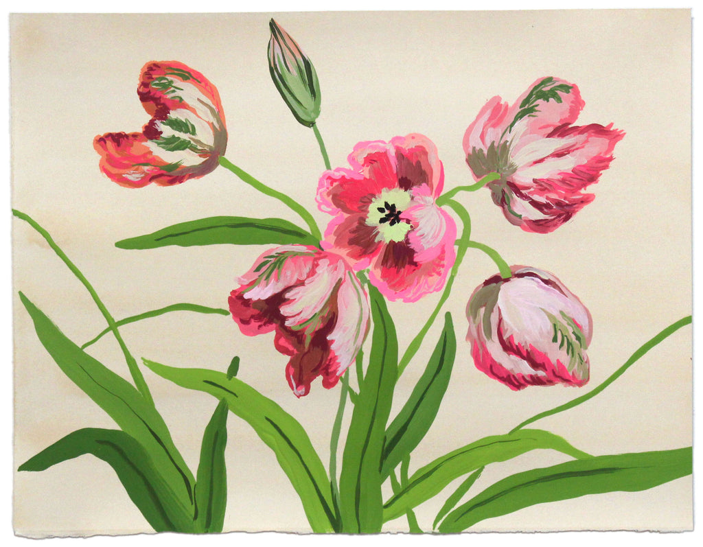 Painting by Kayla Plosz Antiel titled "Tulips" - 2.