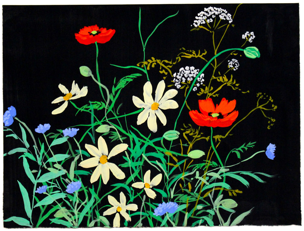 Painting by Kayla Plosz Antiel titled "Wildflowers" - 2.