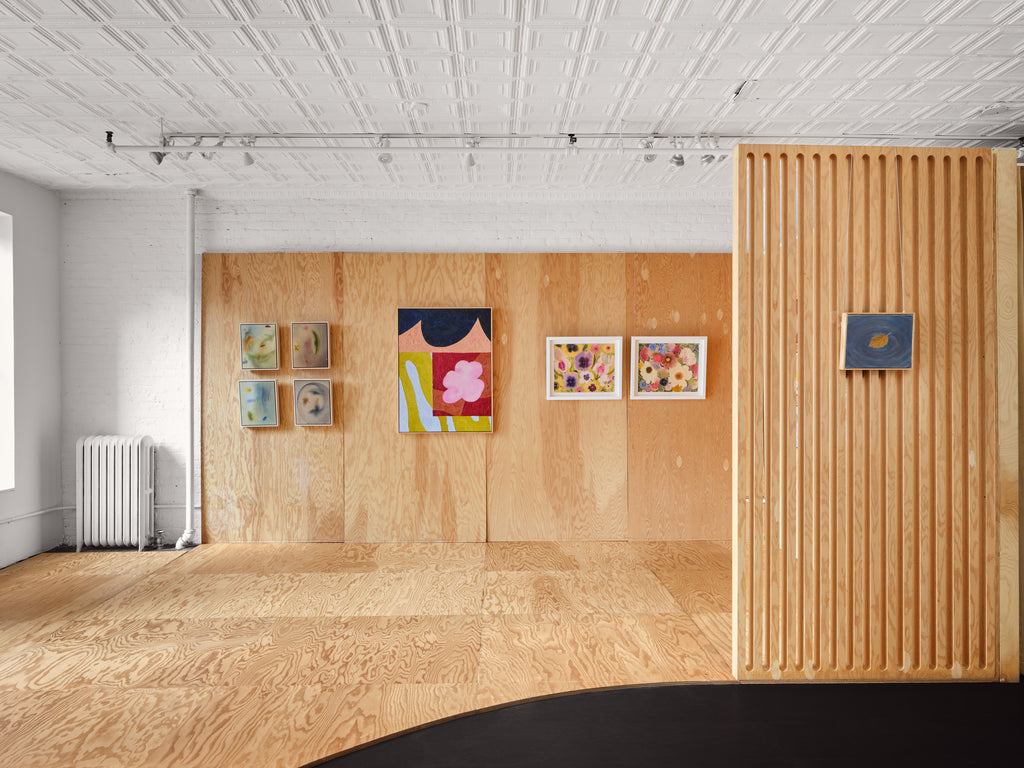 Painting by Alex Proba titled "Sunlit Gardens" - 11.