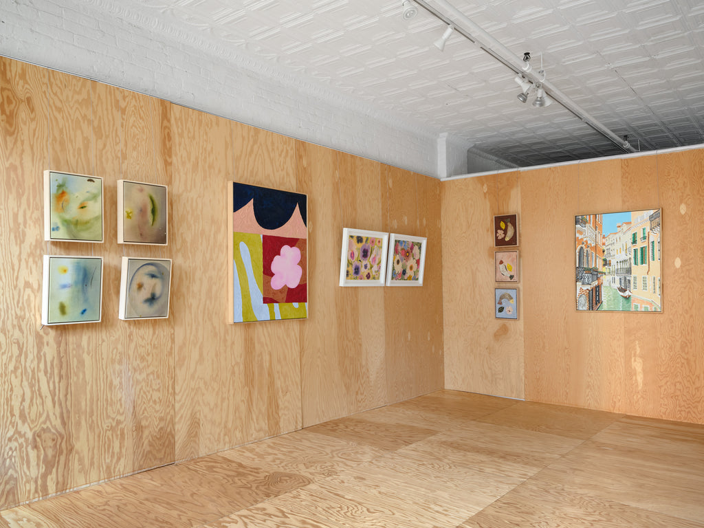 Painting by Alex Proba titled "Sunlit Gardens" - 12.