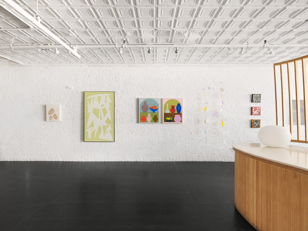 Painting by Lydia Bassis titled "Between Stillness" - 3.