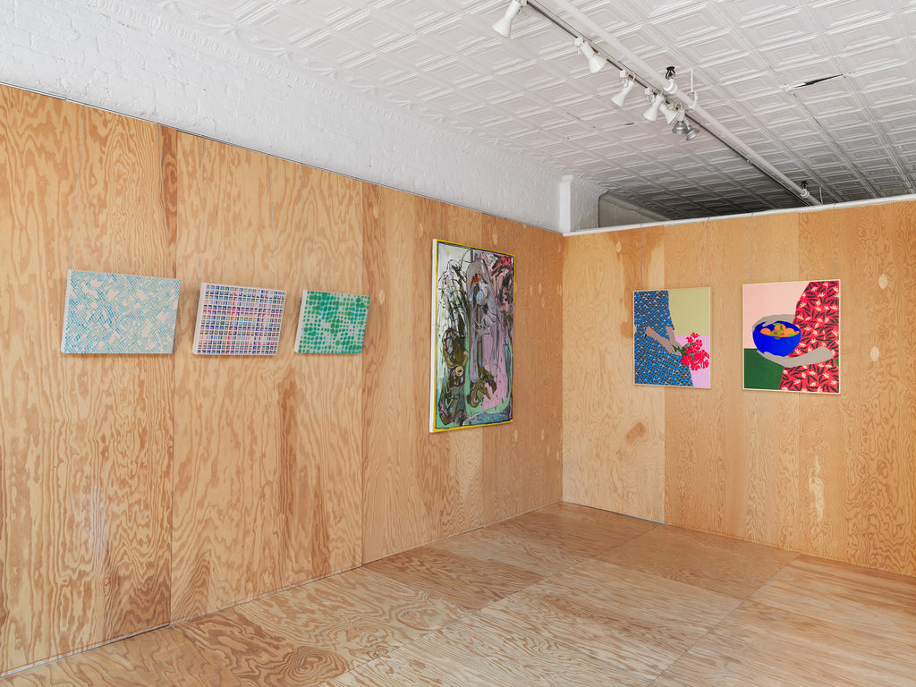 Painting by Carmen McNall titled "Blue Bowl with Oranges" - 5.