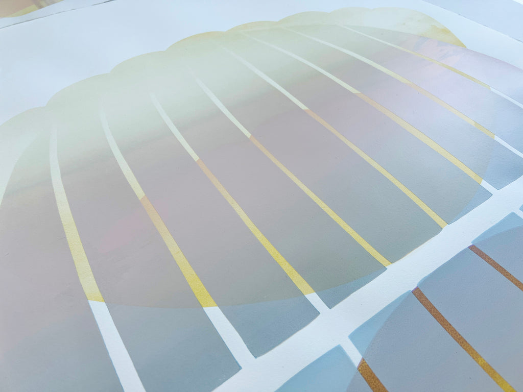 Print by Keiko Kamata titled "Glow 1" - 6.