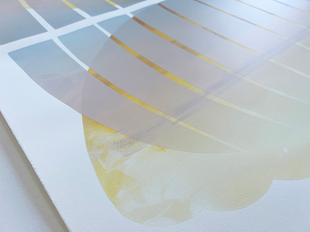 Print by Keiko Kamata titled "Glow 1" - 4.