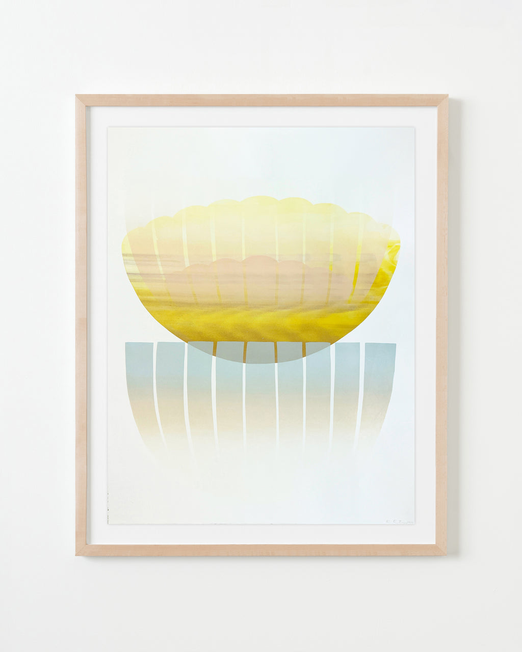 Print by Keiko Kamata titled "Glow 2" - 3.