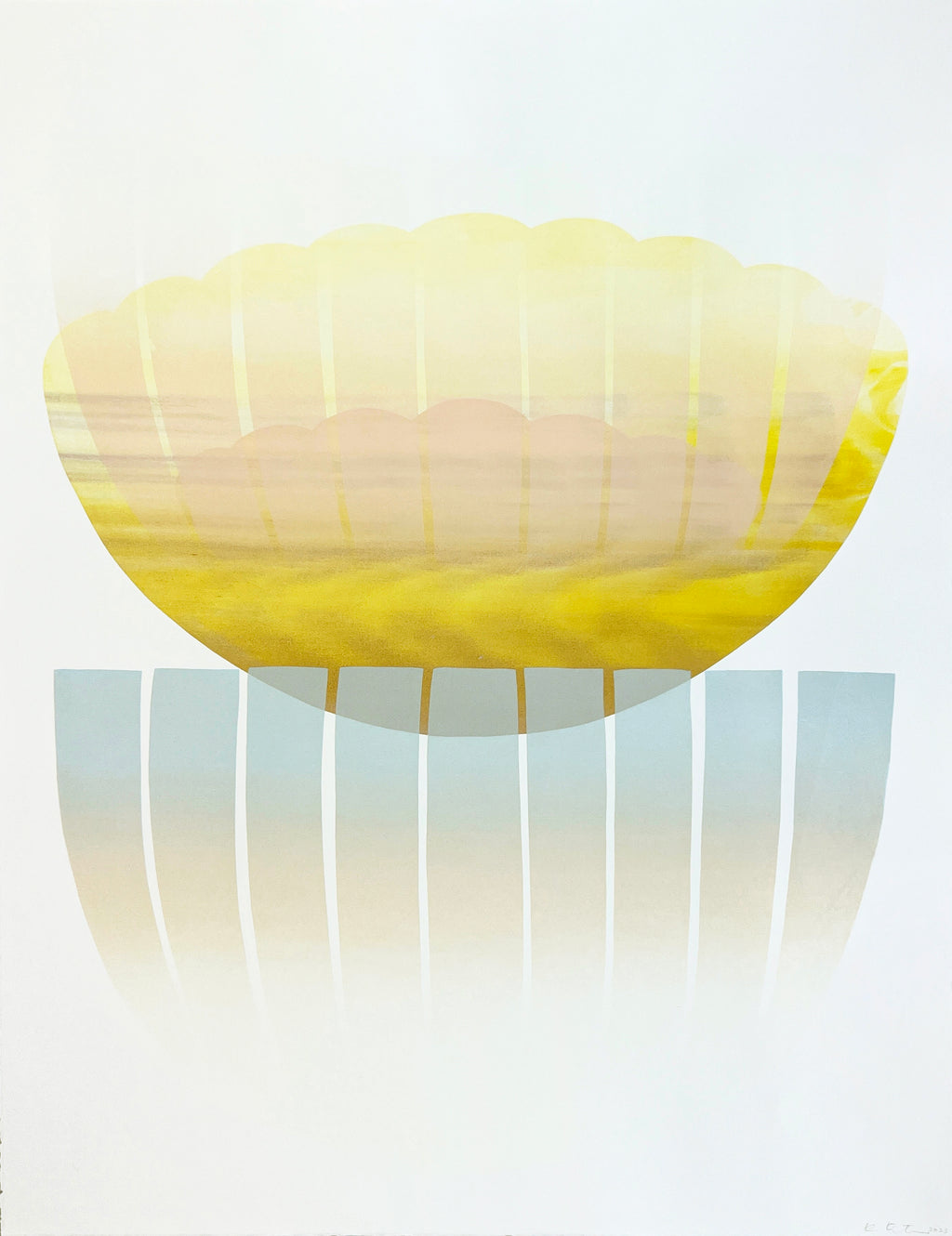 Print by Keiko Kamata titled "Glow 2" - 2.