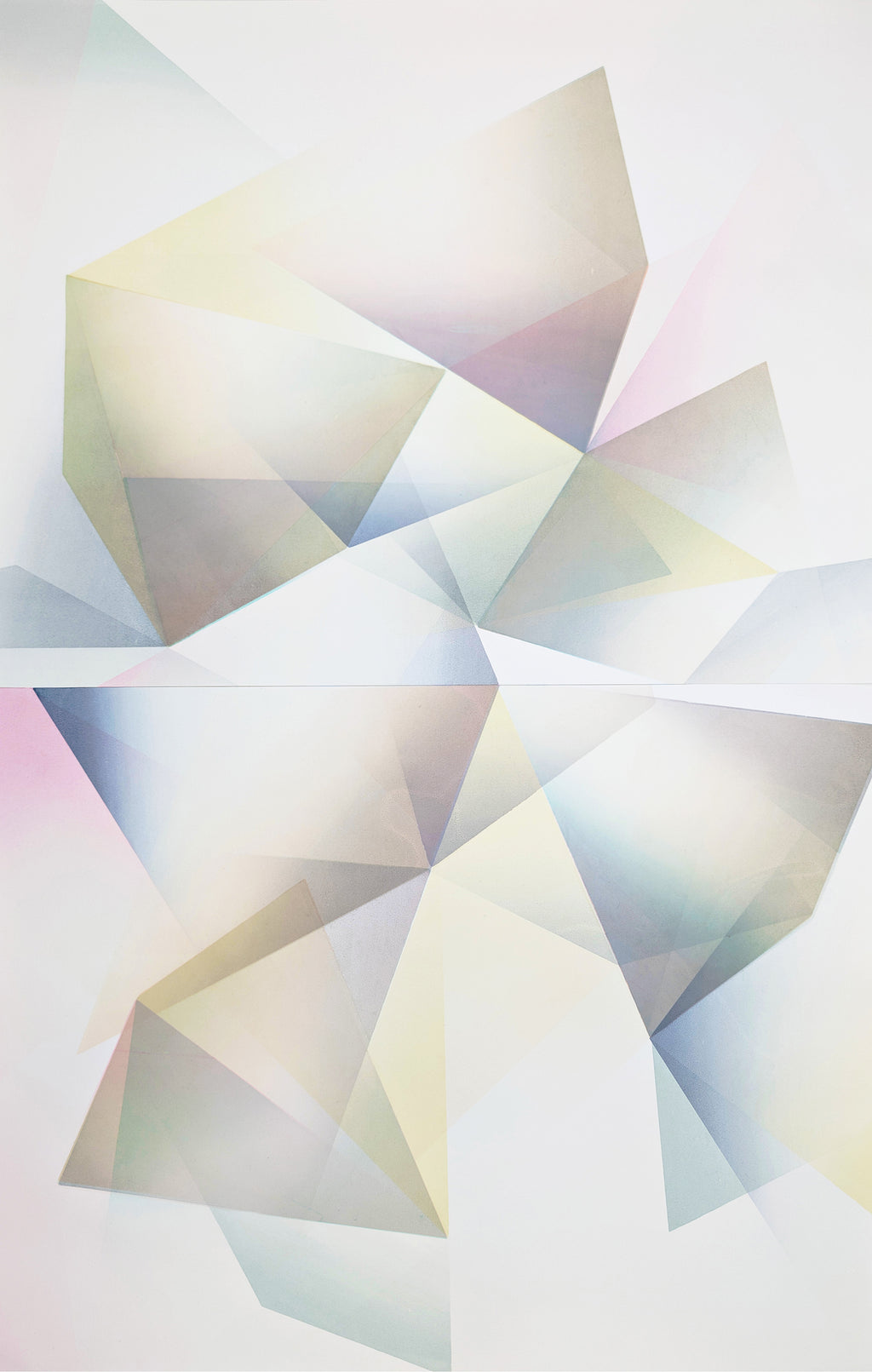 Print by Keiko Kamata titled "Slopes 10" - 2.