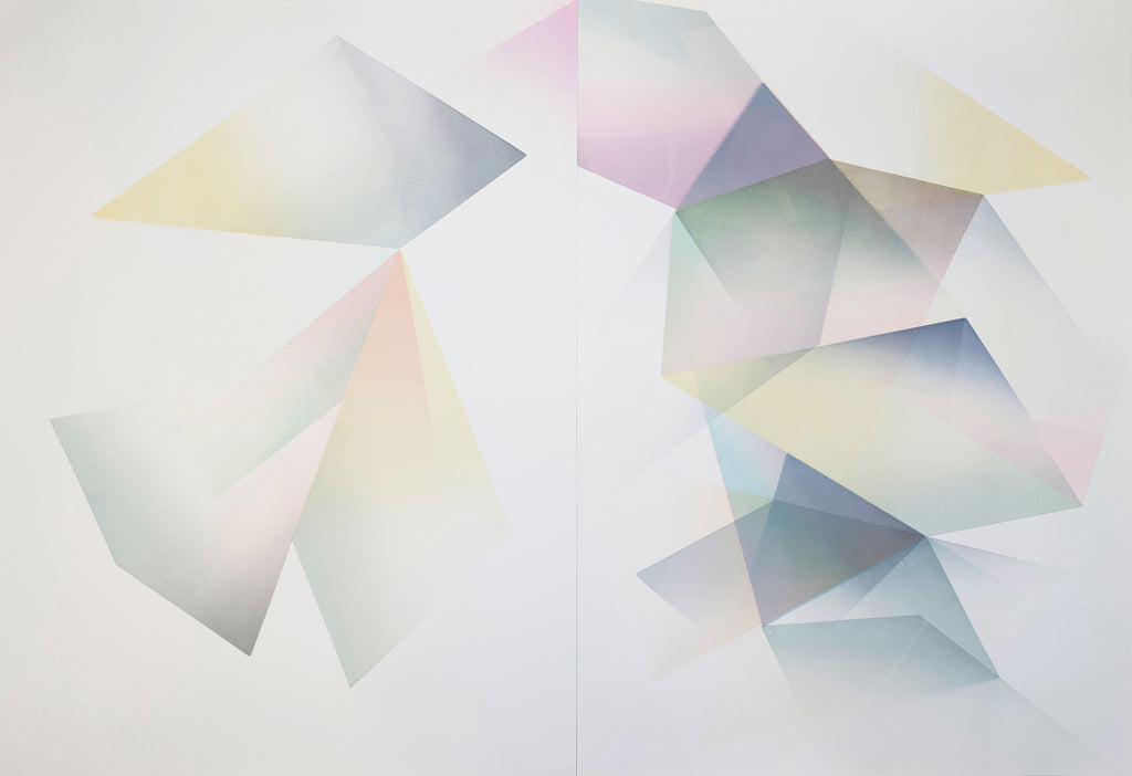 Print by Keiko Kamata titled "Slopes 7" - 2.