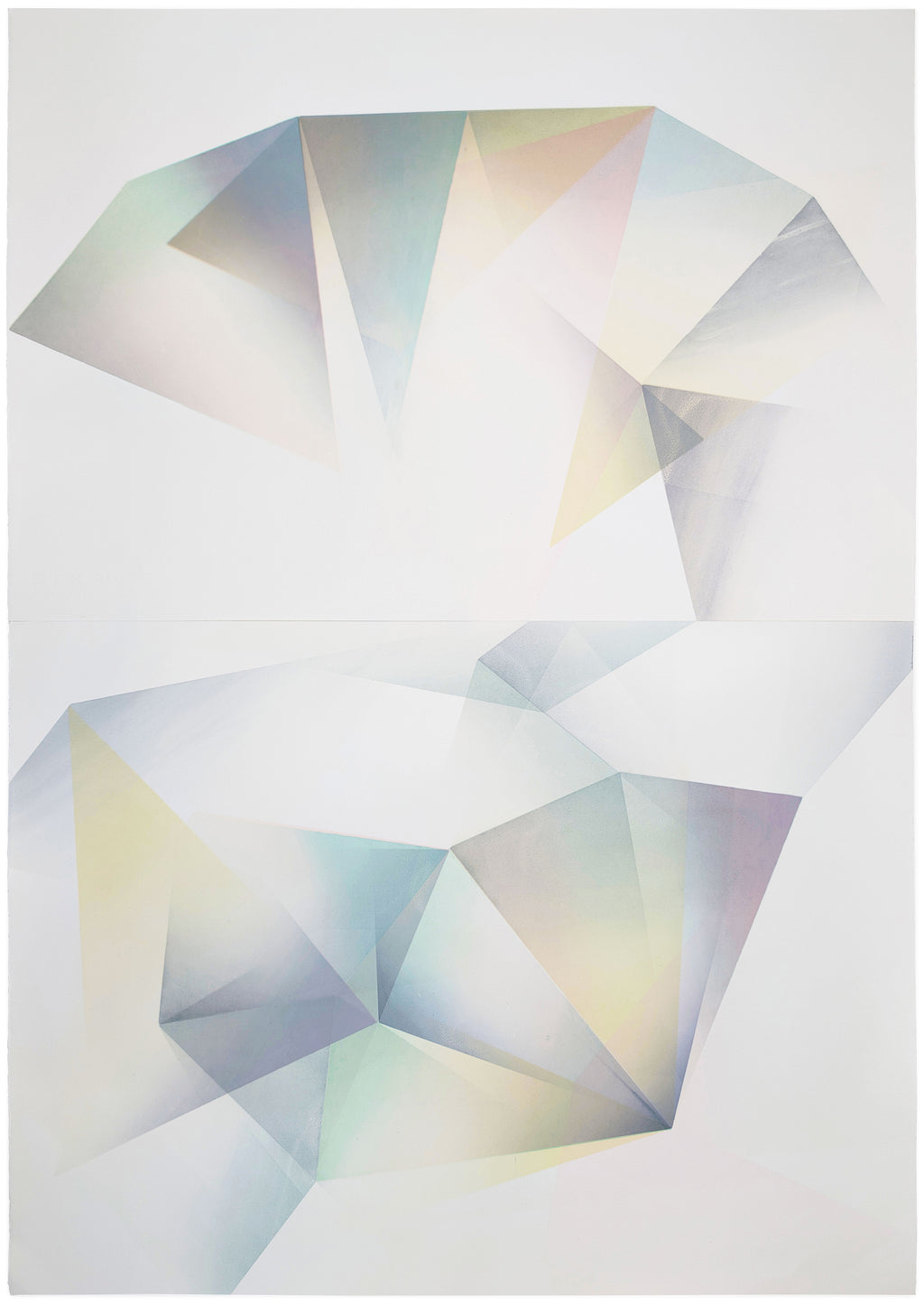 Print by Keiko Kamata titled "Slopes 8" - 2.
