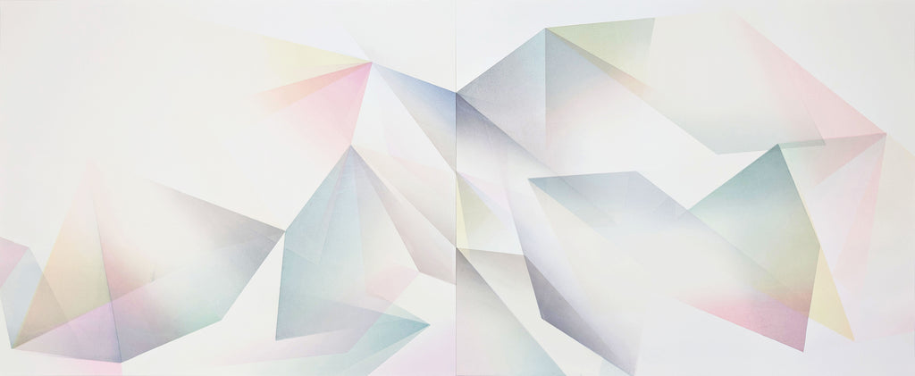 Print by Keiko Kamata titled "Slopes 9" - 2.