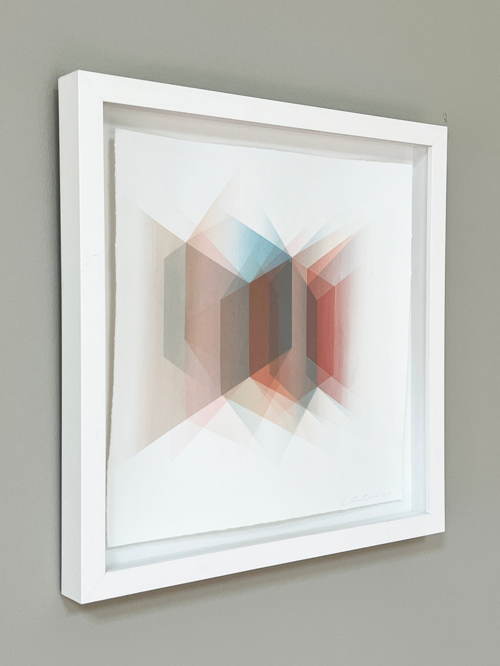 Print by Keiko Kamata titled "Spaces 4" - 4.