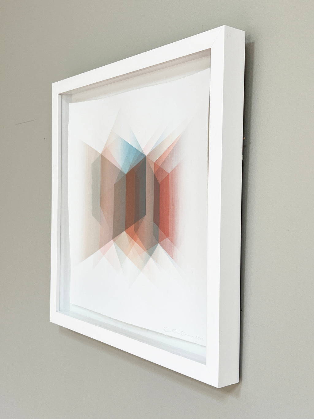 Print by Keiko Kamata titled "Spaces 4" - 3.