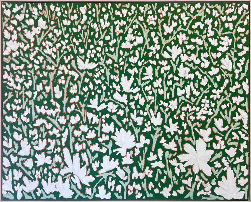 Painting by Kit Porter titled "then bounce and land" - 2.