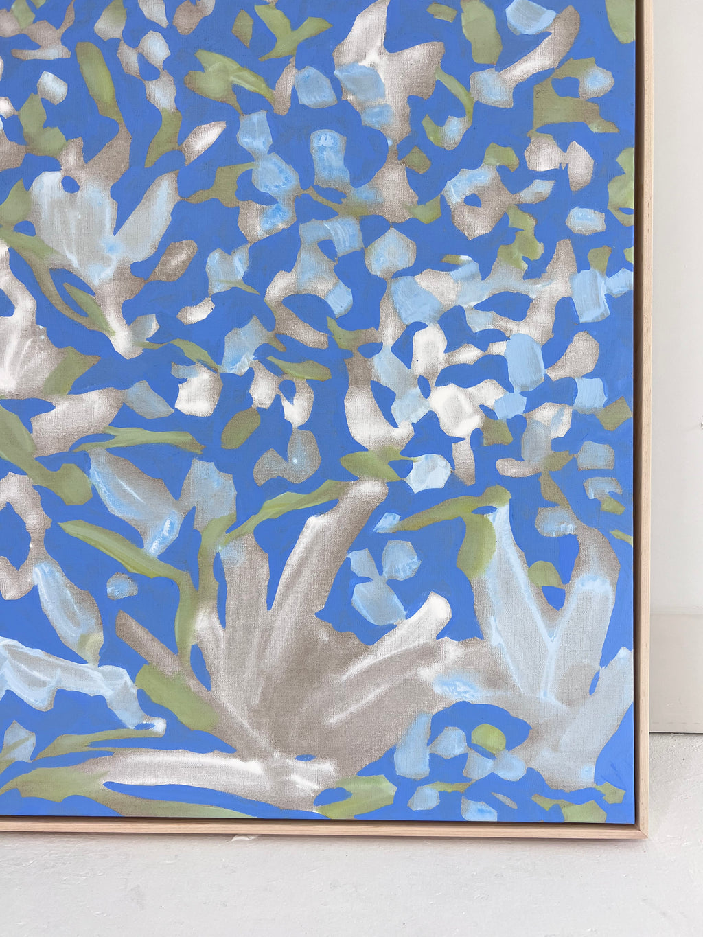 Painting by Kit Porter titled "time is a river" - 3.