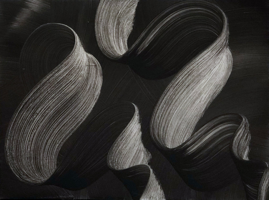 Painting by Kostas Papakostas titled "Aligned Frequencies" - 2.