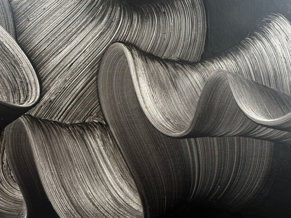 Painting by Kostas Papakostas titled "Echoes" - 8.