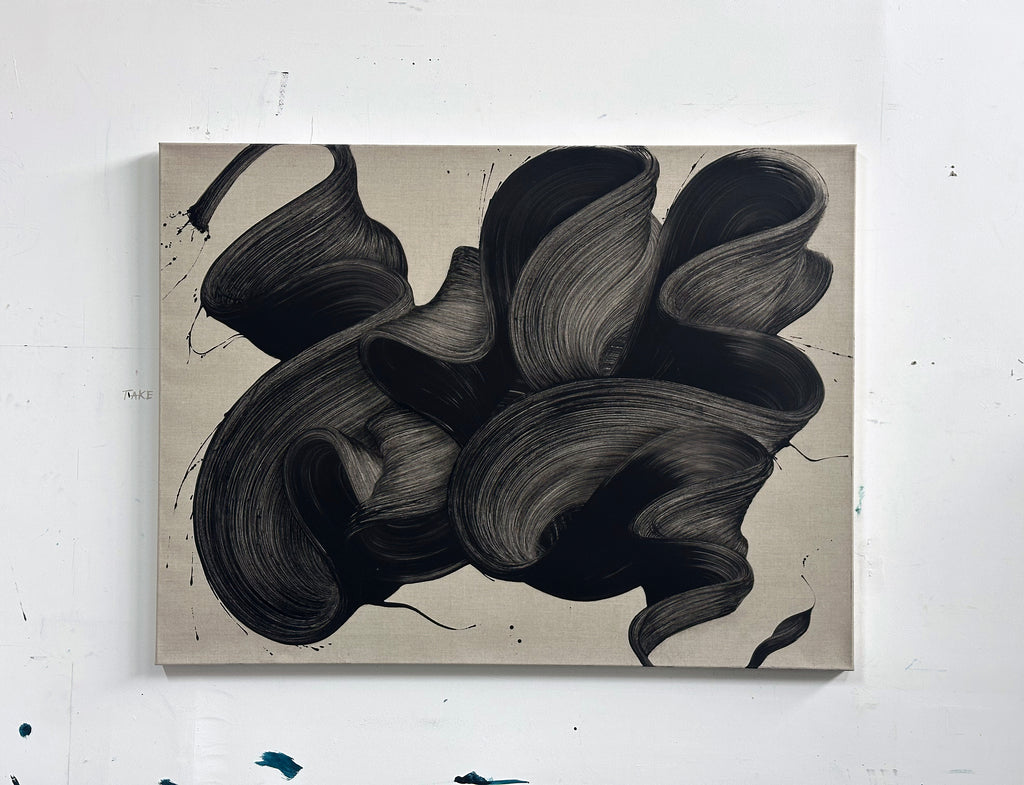 Painting by Kostas Papakostas titled "Night voices" - 3.