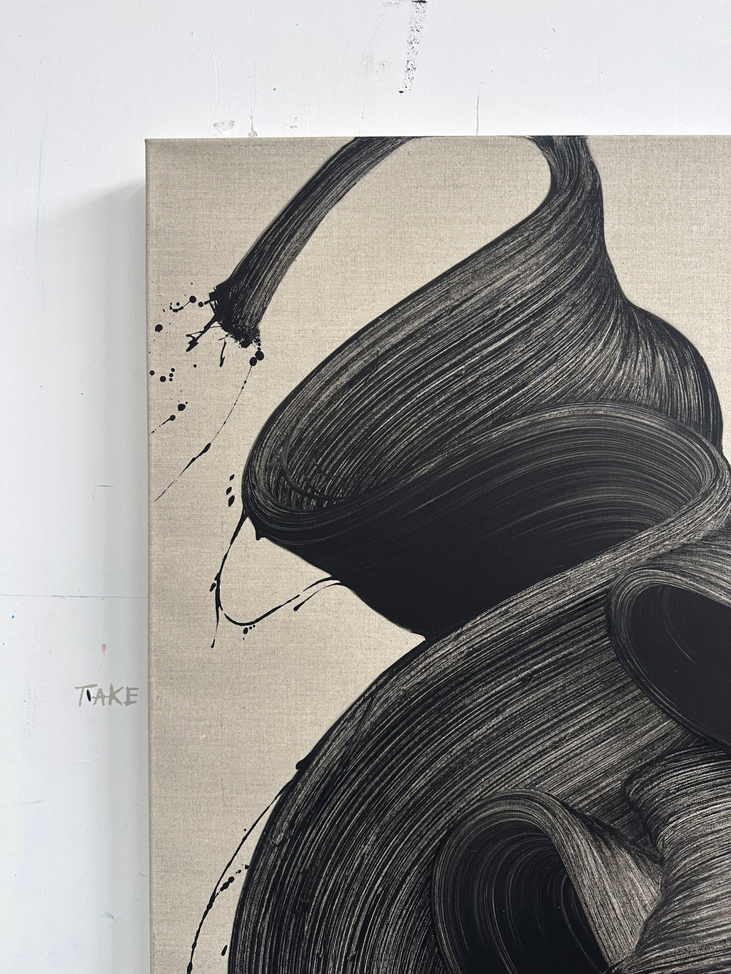 Painting by Kostas Papakostas titled "Night voices" - 4.