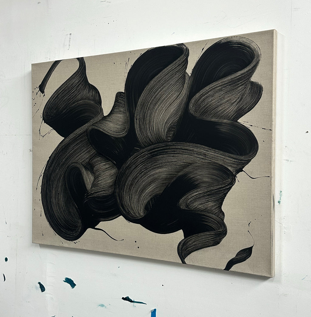 Painting by Kostas Papakostas titled "Night voices" - 5.