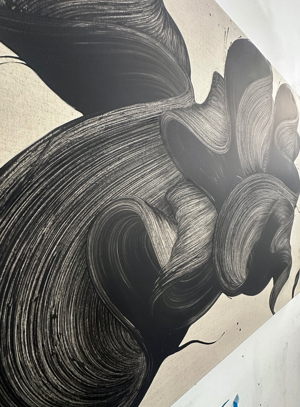 Painting by Kostas Papakostas titled "Night voices" - 8.