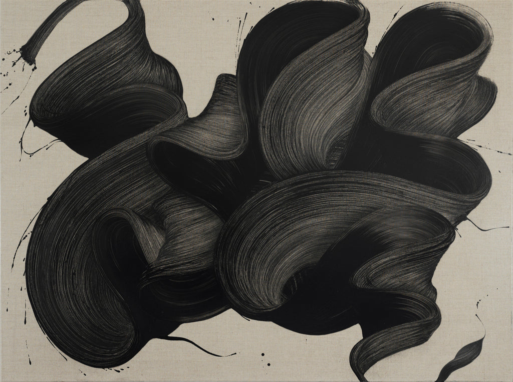 Painting by Kostas Papakostas titled "Night voices" - 2.