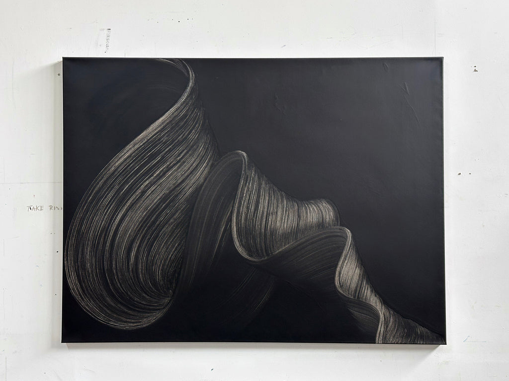 Painting by Kostas Papakostas titled "The River Remembers" - 8.