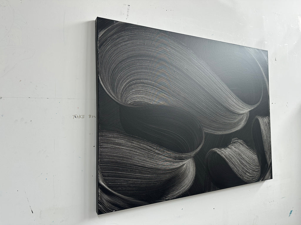 Painting by Kostas Papakostas titled "Threads of Connection" - 6.