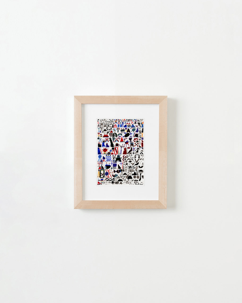 Painting by Kyle Pellet titled "Construction Kami" - 4.