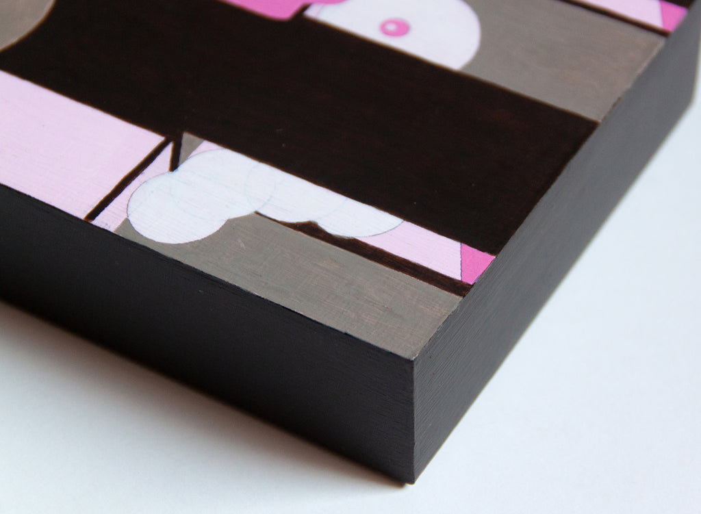 Painting by Kyle Pellet titled "Fillmore x Clay, 7:23pm 🌇" - 3.