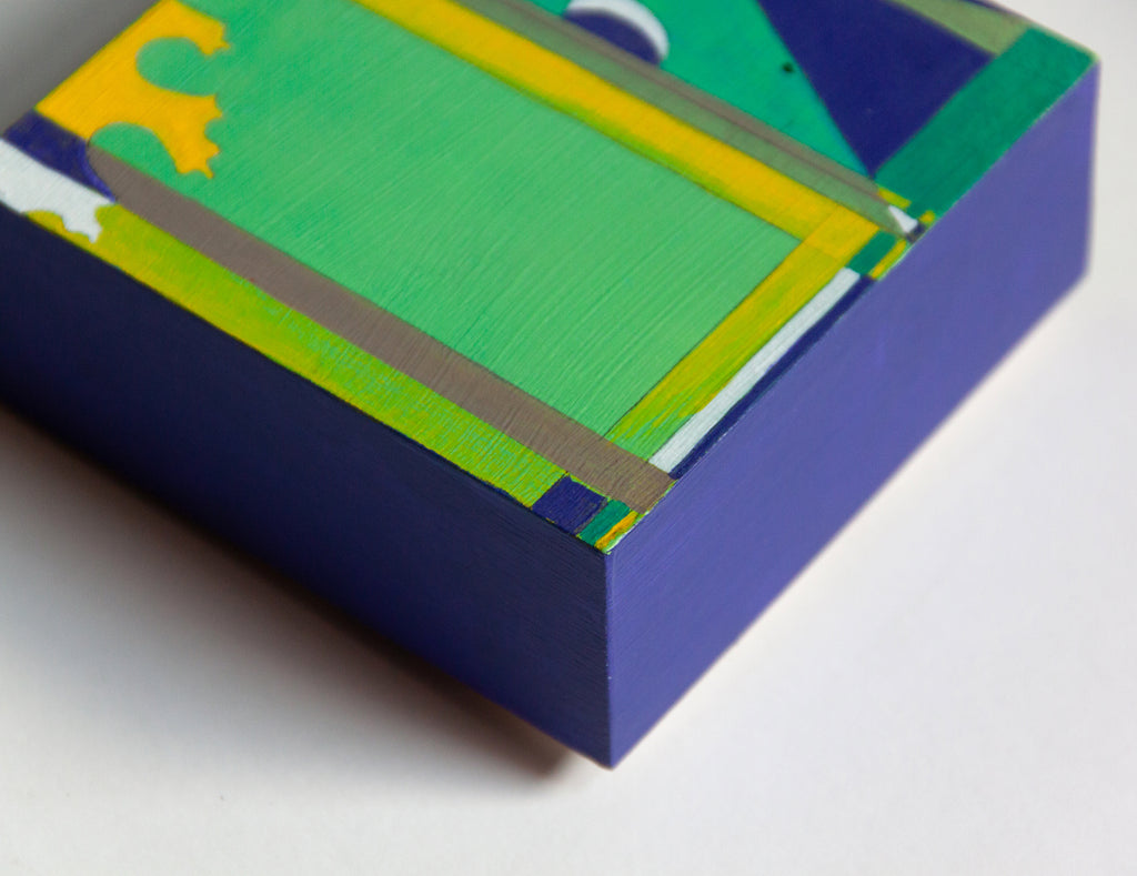 Painting by Kyle Pellet titled "👺 Neurodivergent Butoh Dance Therapy Revue, San Pablo, California, 2005" - 4.