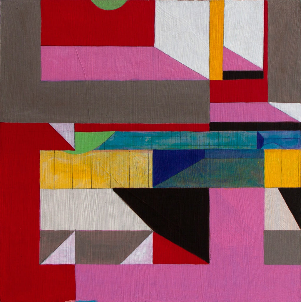 Painting by Kyle Pellet titled "😍😍😍 Someone's Fav. Office Park" - 2.