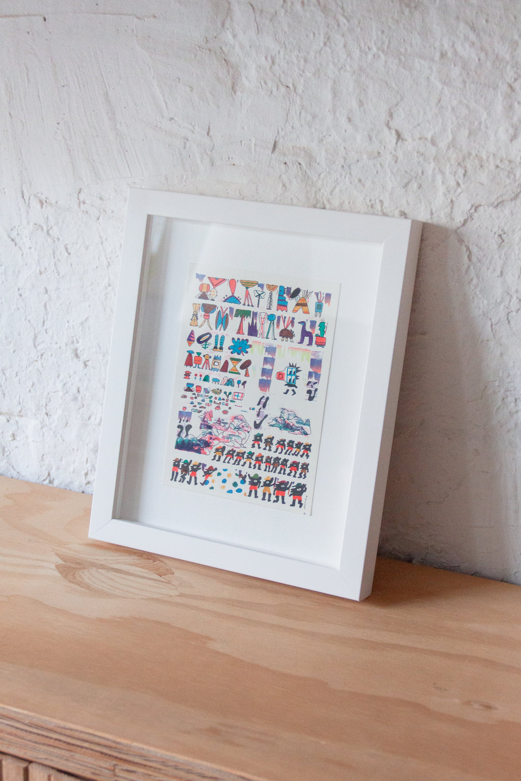 Painting by Kyle Pellet titled "Papua Nightlife" - 3.