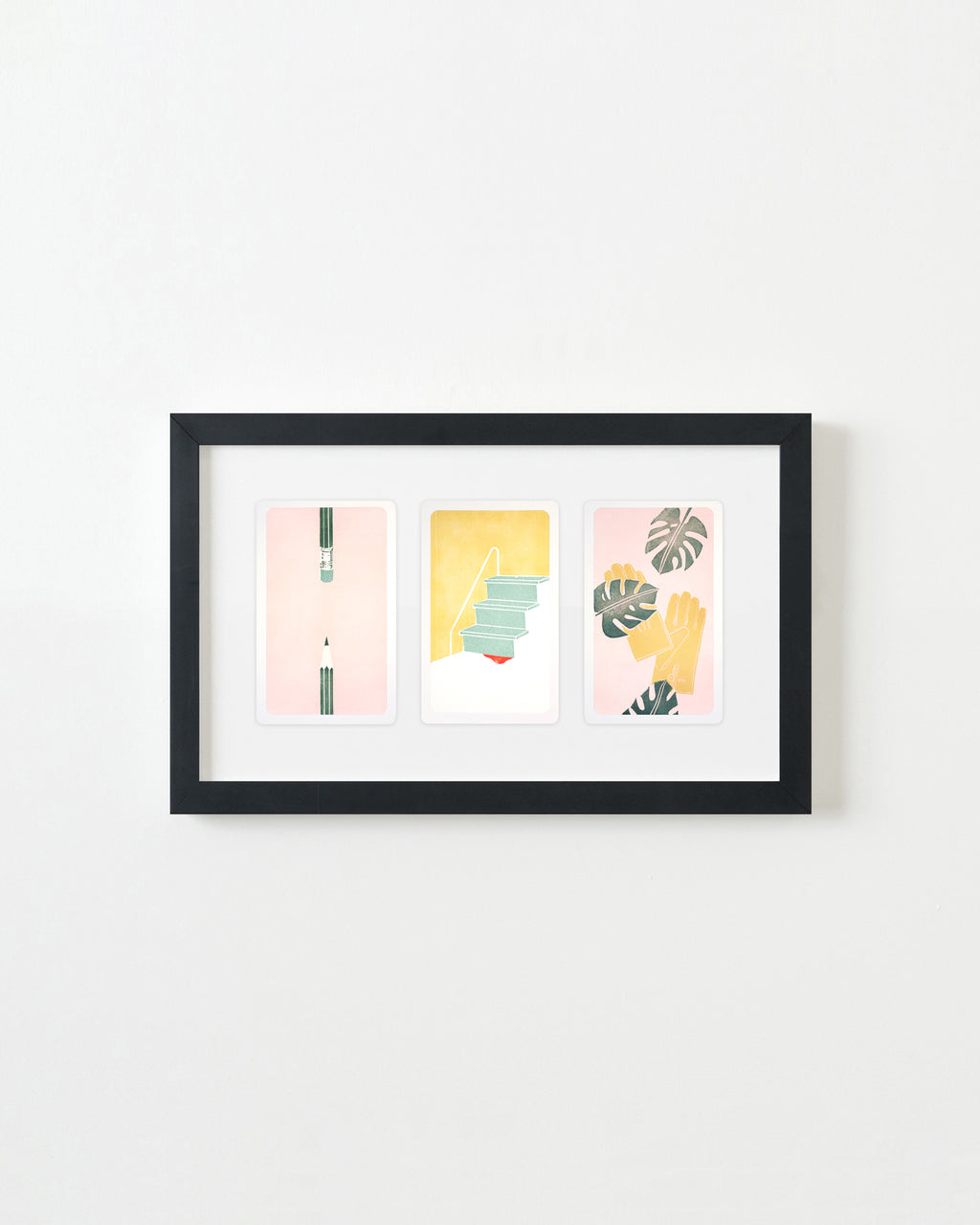 Print by Langdon Graves titled "Growth 3 Card Spread" - 3.