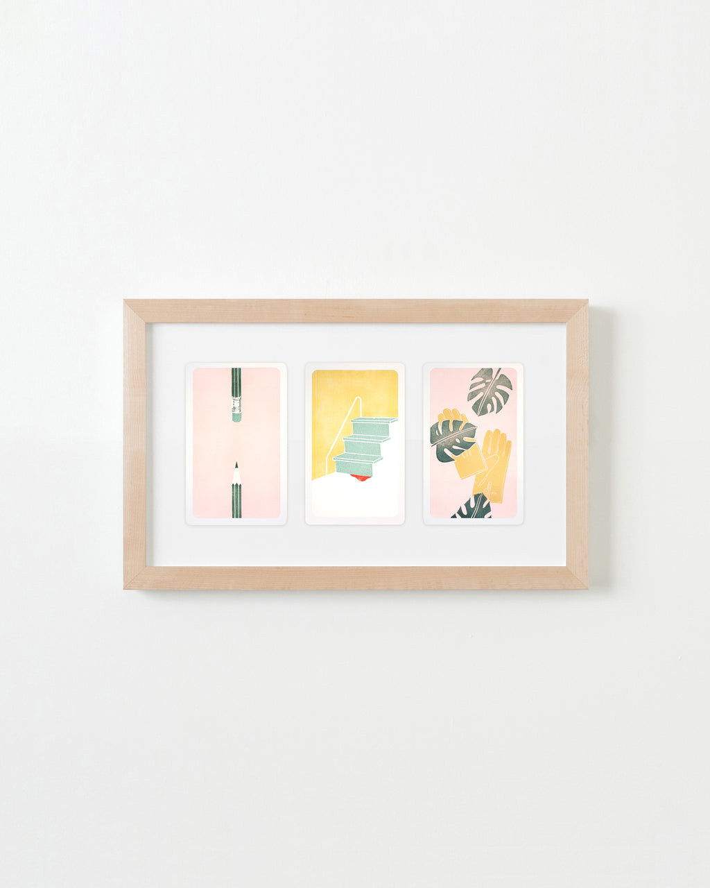 Print by Langdon Graves titled "Growth 3 Card Spread" - 4.