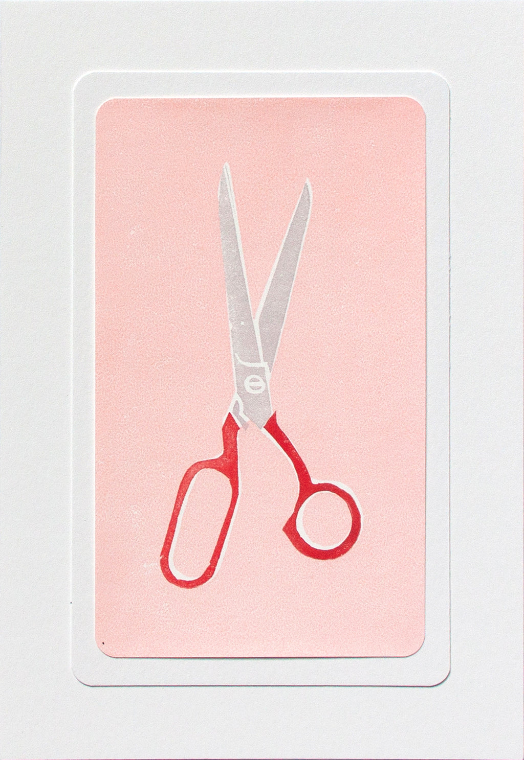 Print by Langdon Graves titled "Scissors (Home Circle - Valentine)" - 2.