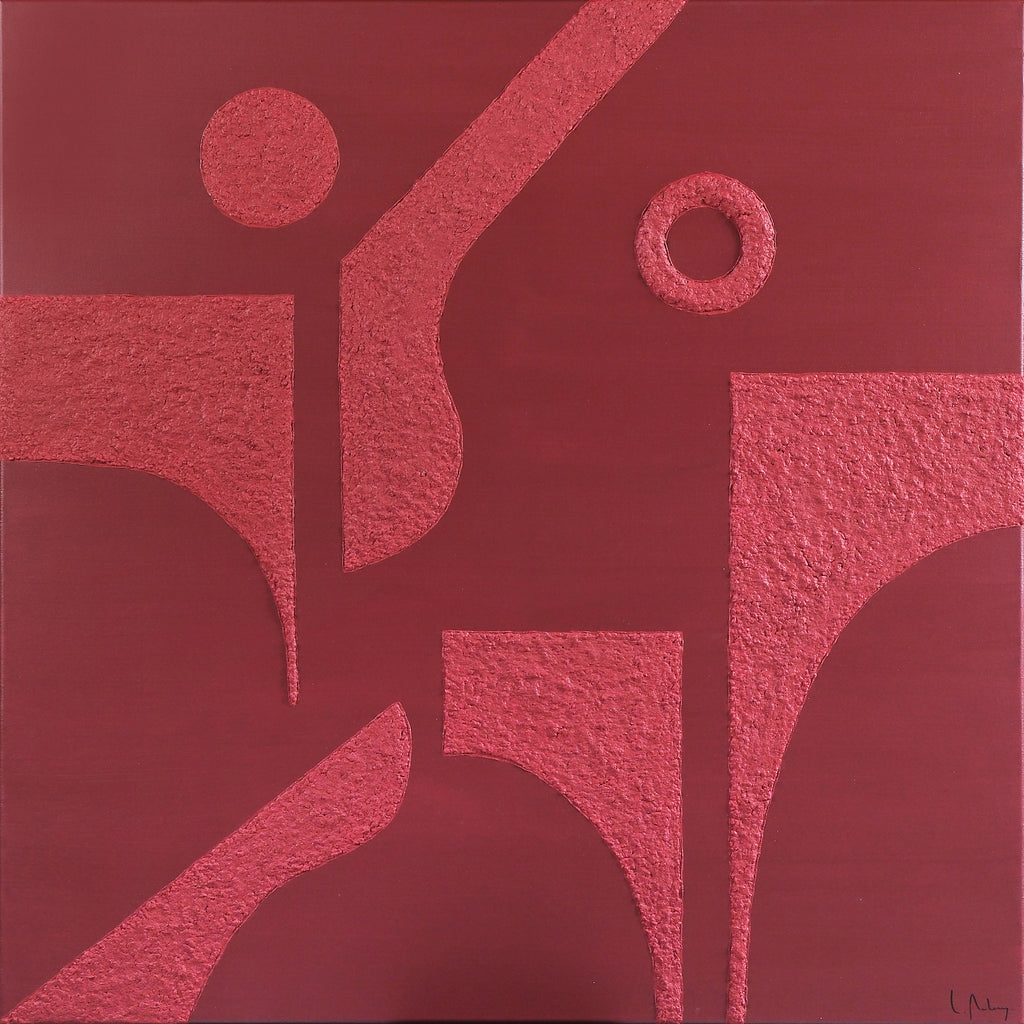 Painting by Lara Youssef Nabawy titled "Deeper Love" - 2.