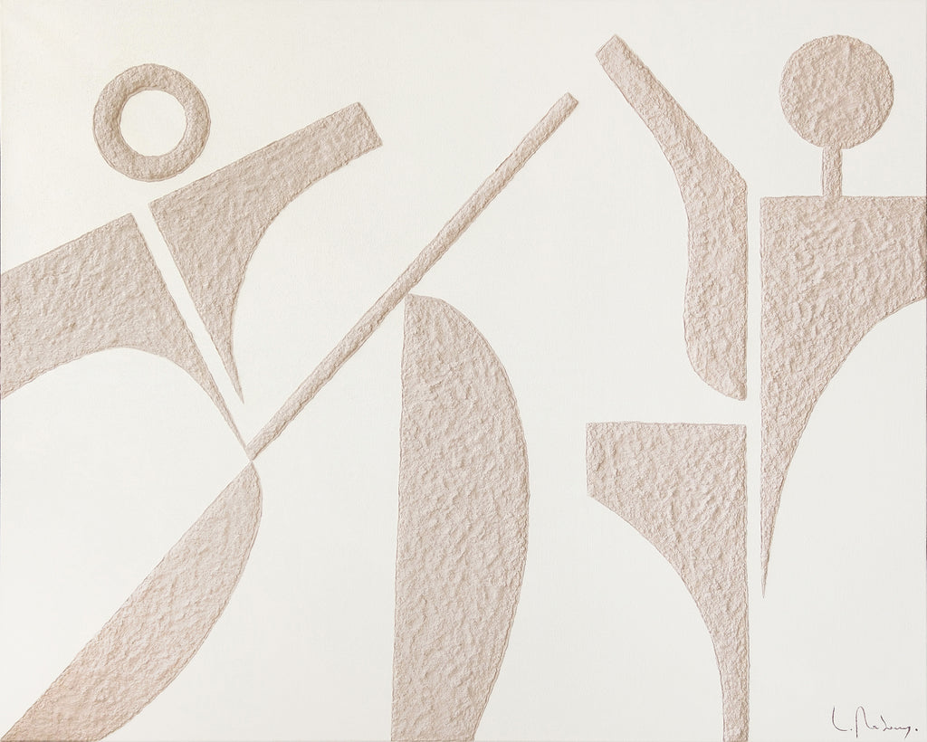 Painting by Lara Youssef Nabawy titled "Scène d'amour" - 2.