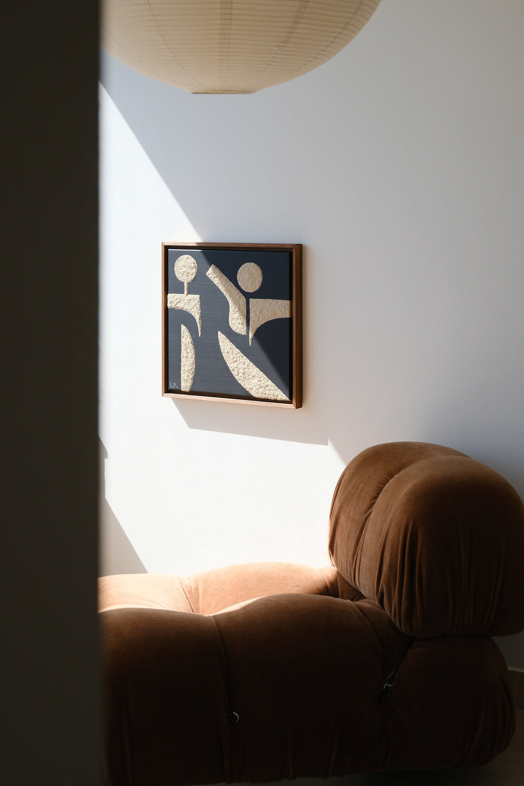 Painting by Lara Youssef Nabawy titled "Sculpted (2)" - 4.