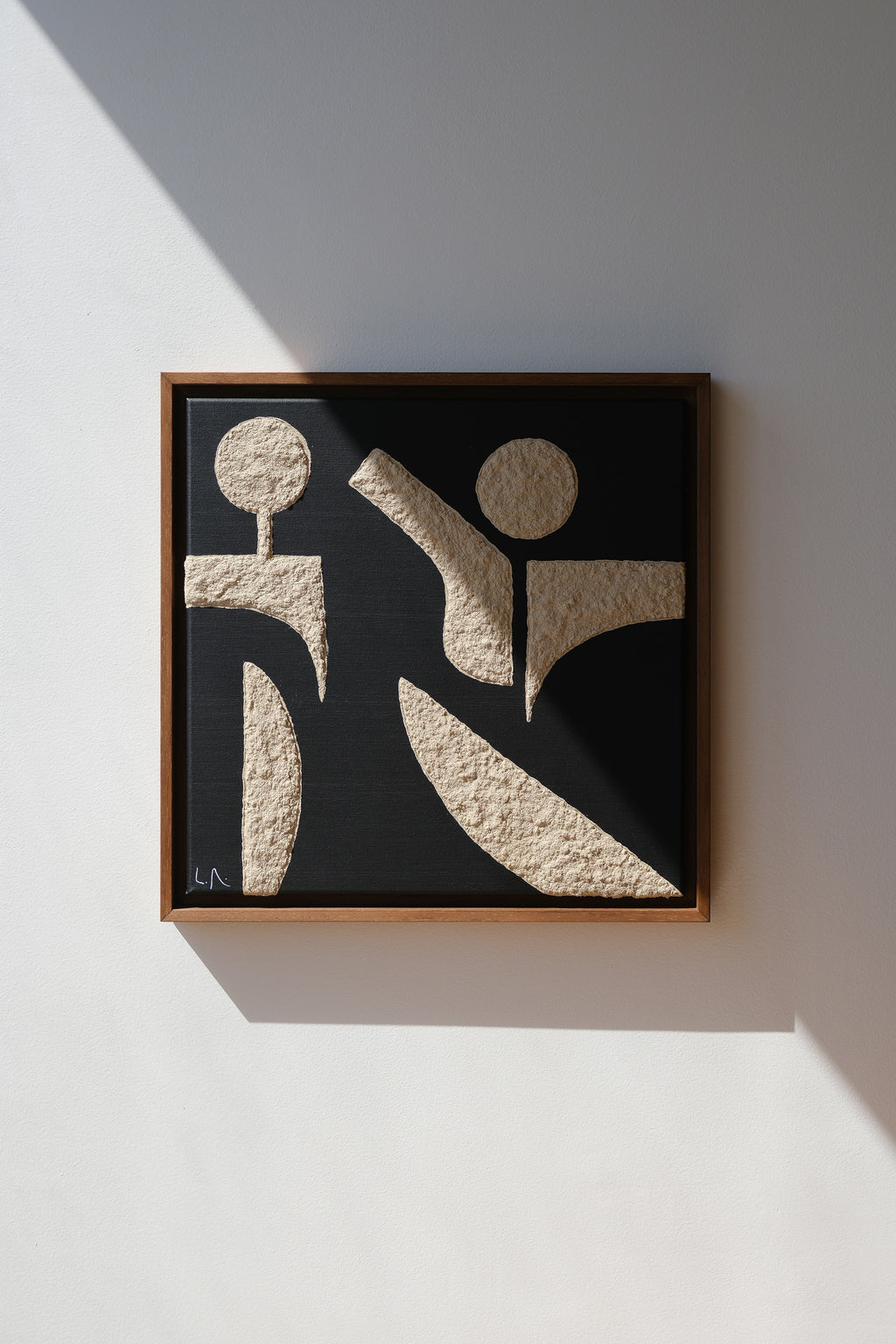 Painting by Lara Youssef Nabawy titled "Sculpted (2)" - 3.