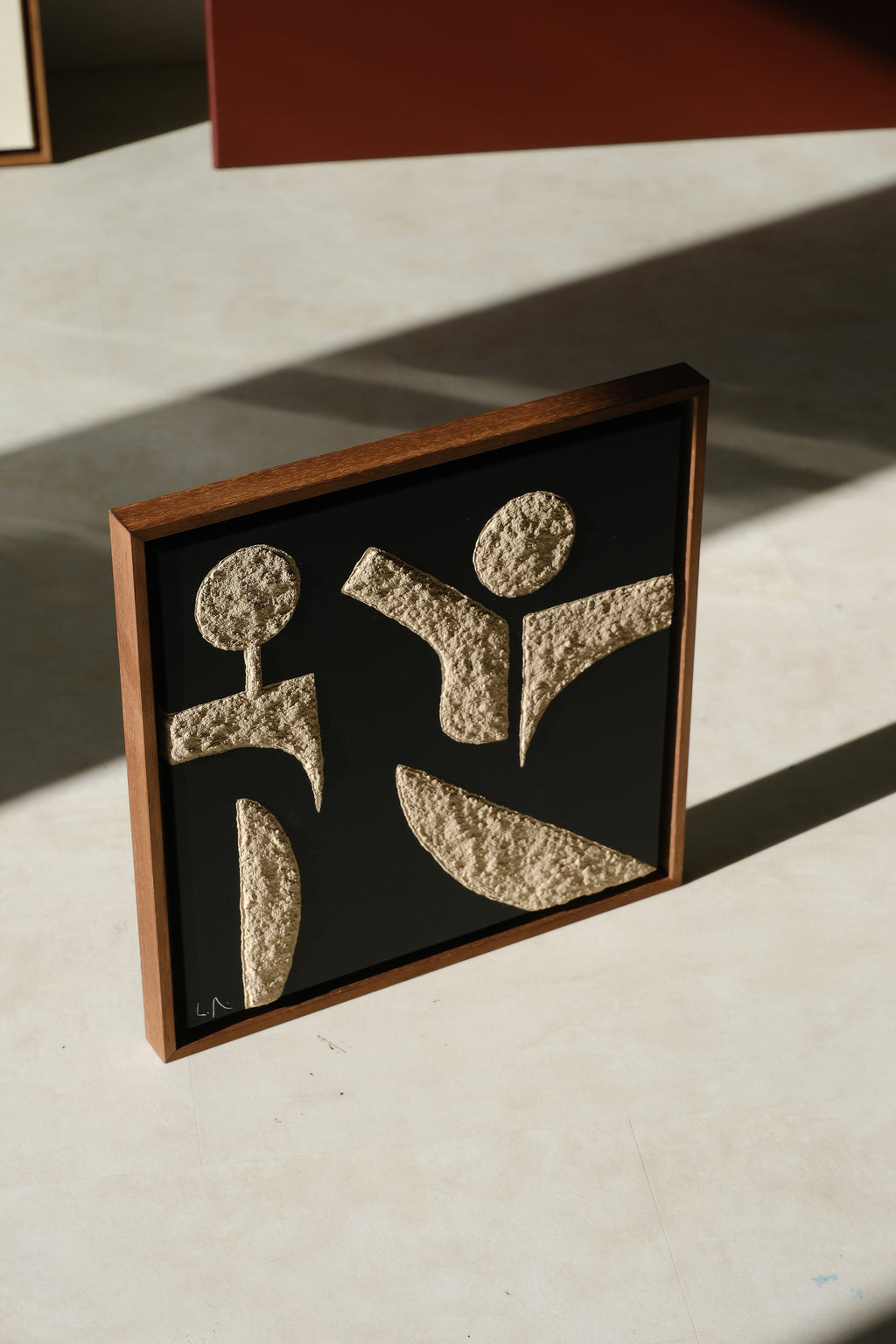 Painting by Lara Youssef Nabawy titled "Sculpted (2)" - 5.