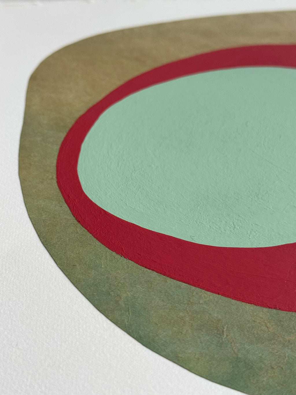 Painting by Laura Berman titled "Enclusion 5" - 4.