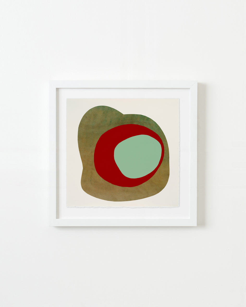 Painting by Laura Berman titled "Enclusion 5" - 3.