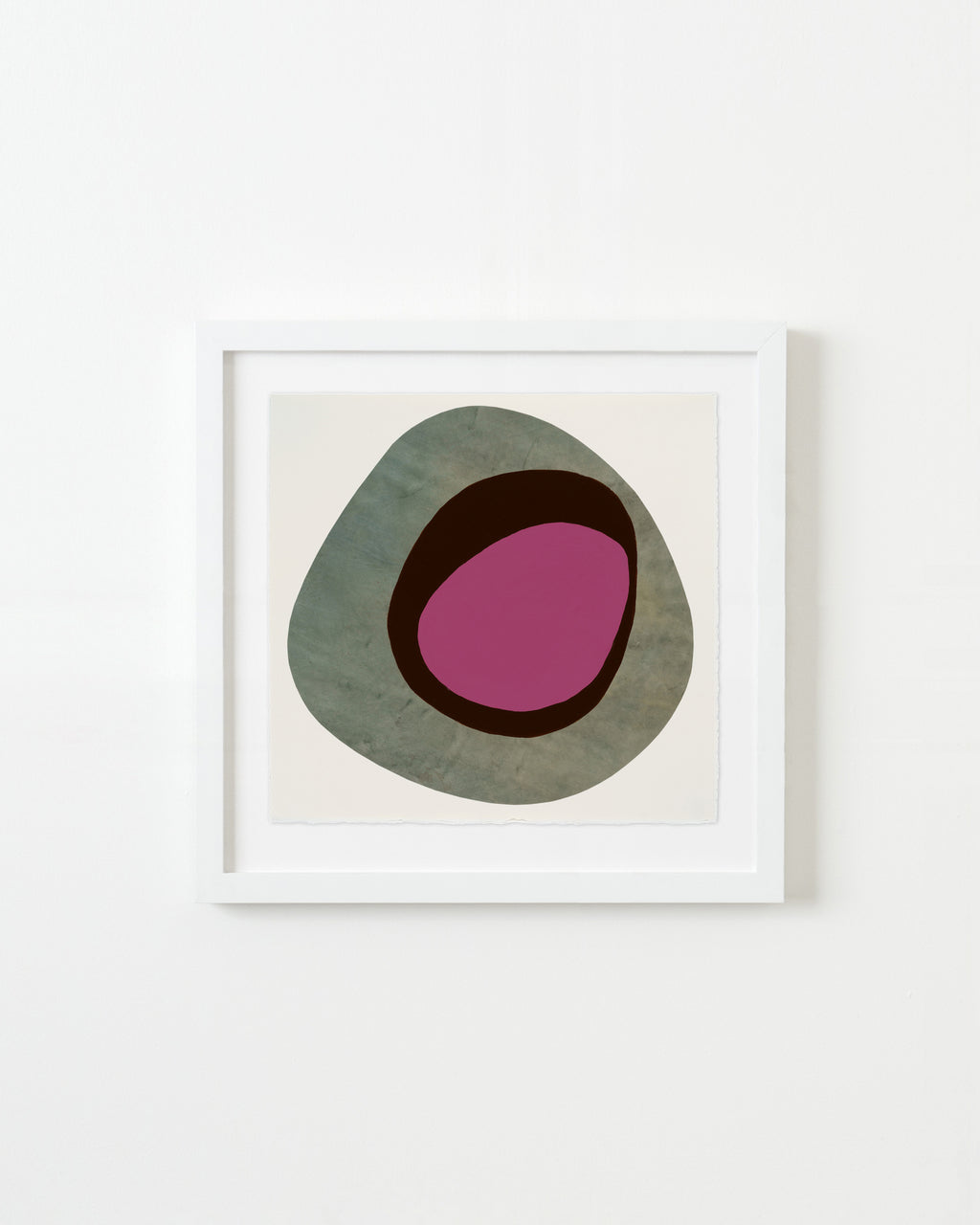 Painting by Laura Berman titled "Enclusion 7" - 3.